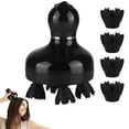 Electric Hair Scalp Massager, Cordless Head Scratcher with Tissue