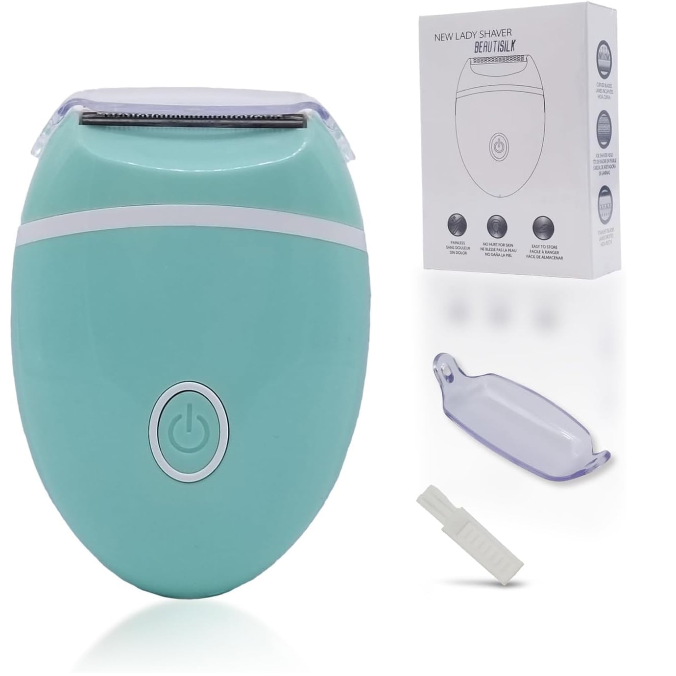 Electric Hair Shaver for Women: Compact, Cordless Wet & Dry Razor for ...