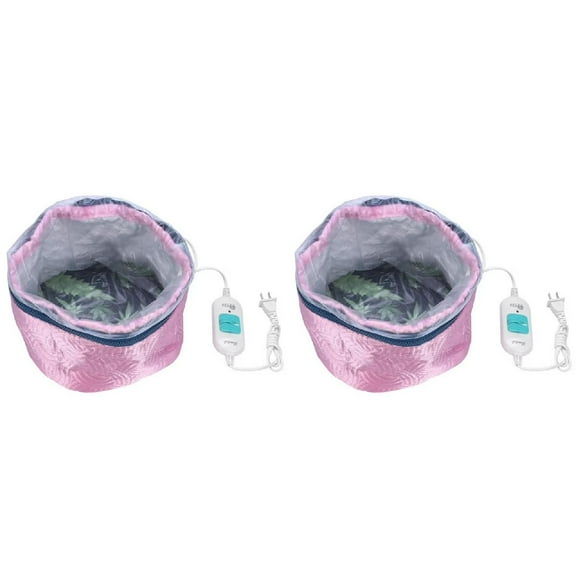 Electric Hair Steamer with Temperature Control,Portable Electric Heating and Nourishing Cap for Hair Spa and Thermal Treatment,Three Temperature Levels