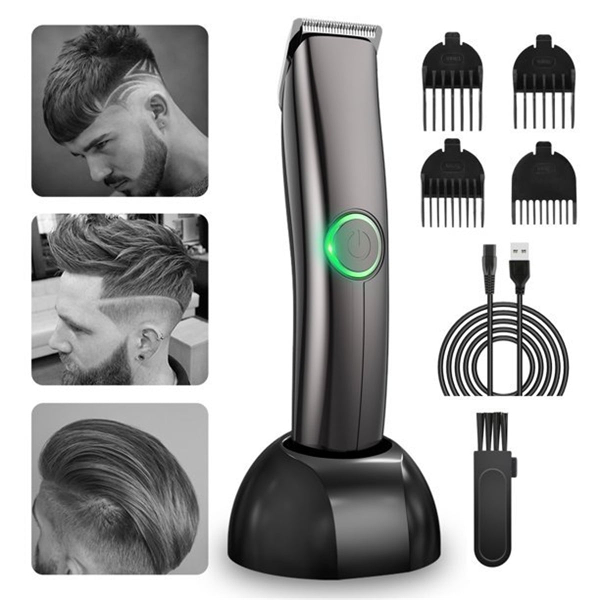 Electric Hair Trimmer for Men,Bexikou Rechargeable Hair Clippers, Beard