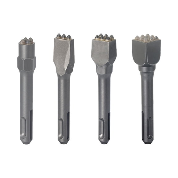 Electric Hammers Masonry Point Grooves Flat Chisels Tool Wall Rock Drill Bit For Tiles Cement Concrete Brick Stone