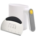 Electric Hand-Held Flour Sifter with Dough Scraper, 4 Cup/1L Capacity ...