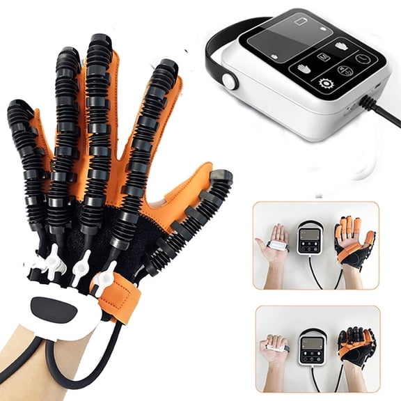 Electric Hand Massage Glove - Finger Motion Exercise Device With Neurostimulation For Hand Mobility & Comfort
