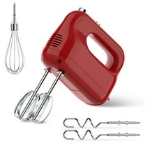 Wnkim Electric Hand Mixer,5-Speed with Stainless Steel Beaters & Dough Hooks