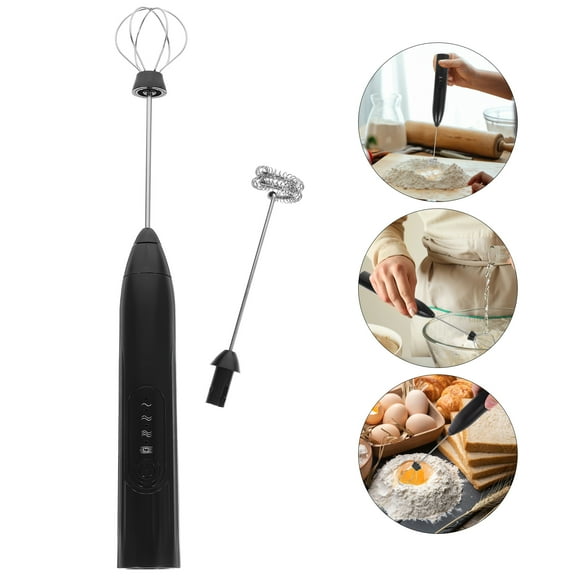 TOYMYTOY Black Electric Hand Mixer for Blending Veggies Hummus and Ice Cream