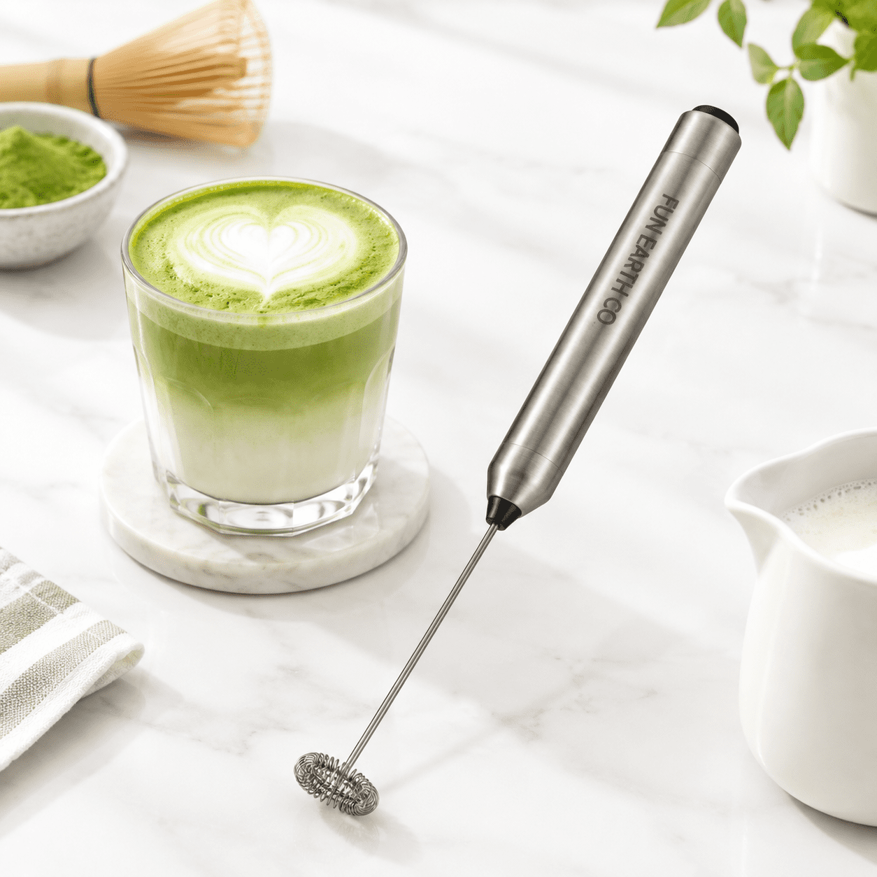 Electric Hand Mixer Whisk For Matcha, Mushroom Coffee And Frothing ...