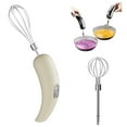 thumbnail image 1 of Electric Hand Mixer Wireless Rechargeable Handheld Mixer Mini Egg Beater 5 Speed Hand Whisk for Baking Cake Cream Batter Milk Shake Mixing Kitchen Cooking Tool, 1 of 5