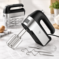Dark Scale Electric Hand Mixer with Scale Cup Storage Case, 450W, Black - Walmart.com
