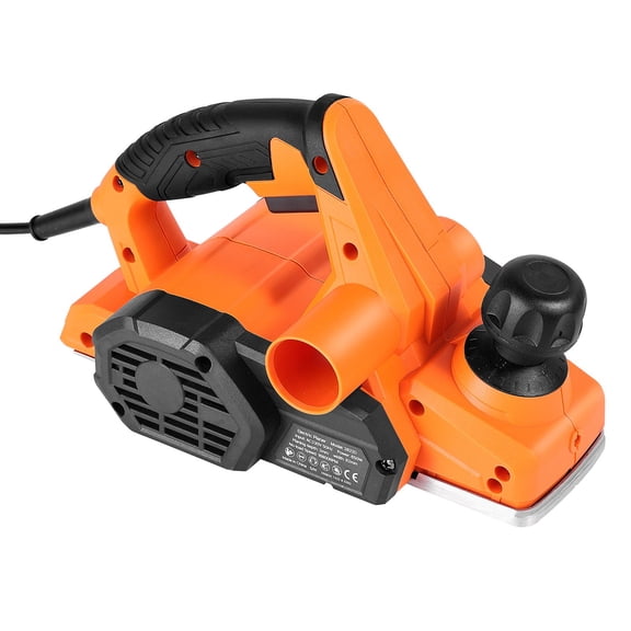 Electric Hand Planer, 3-1/4 Inch Cut, 7 Amp 16800 RPM, Adjustable Depth, 2 Blades for Wood Chamfer DIY