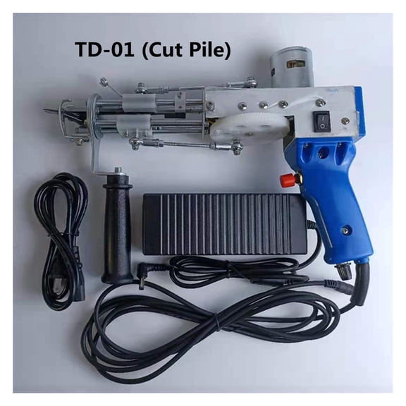 Electric Hand Rug Tufting Machines Rug Making Tools Electric Carpet Weaving Tufting Gun ( Can Do Both Cut Pile And Loop Pile ) ,Easy to Use