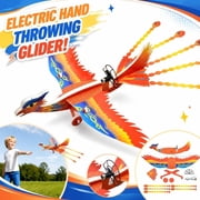 Electric Hand-Throwing Foam Flying Bird Glider Plane, Foam Glider Planes for Student, Summer Outdoor Toys for Student, Outdoor Activities for Student, Rechargeable Soaring