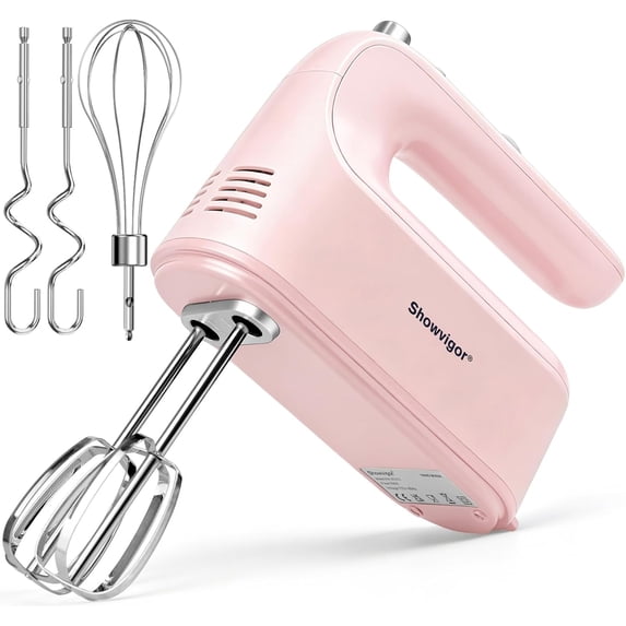 Electric Hand mixer, 300W Handheld mixer with 5 Stainless Steel ...