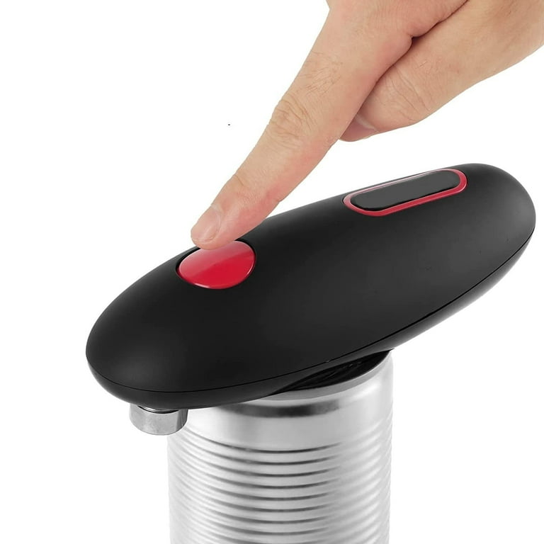 Electric Can Opener Blade Opens Any Can Shape - No Sharp Edge