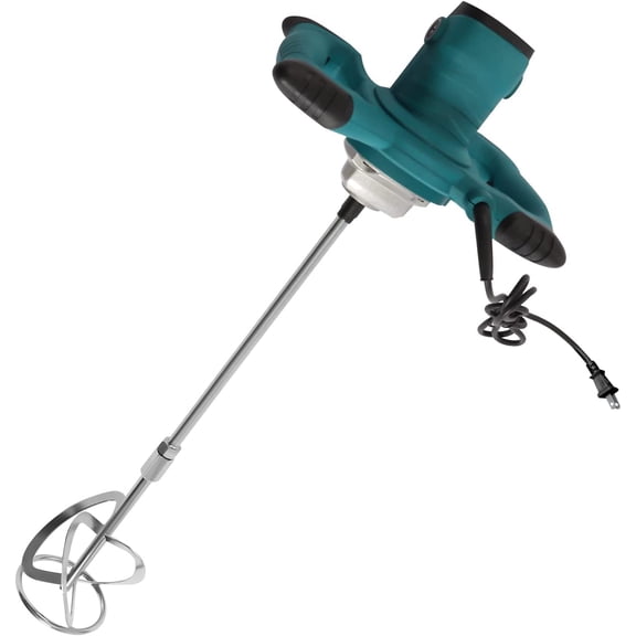 Electric Handheld Cement Mixer, 2100W 110V Portable Concrete Mixer with 6 Adjustable Speed for Mixing Mortar Plaster