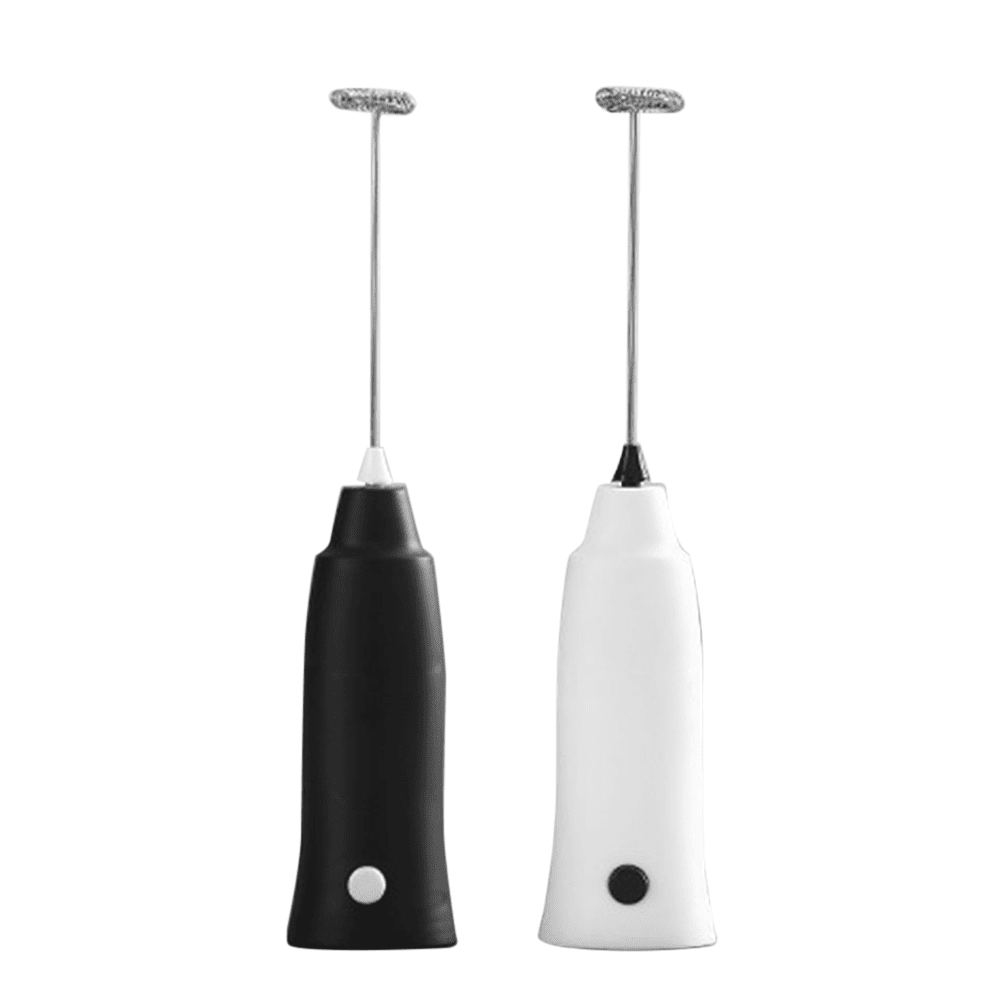 Zhaomeidaxi Hand Mixer Electric, Coffee Stirrer holder Stainless Steel  Whisk Mixer with Brush Bracket for Espresso Barista Tamper Distributor