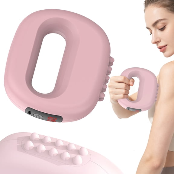 Electric Handheld Massager Roller, Deep Tissue Fascia Massage Tool, Rechargeable Muscle Massager, 5 Speed Vibration Massager, for Arms Legs Back Body Muscle Relaxation Pain Relief Recovery