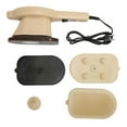 thumbnail image 1 of Electric Handheld Massager With 3 Massage Heads Heating Iron Shape Percussion Body Massager For Back, 1 of 5