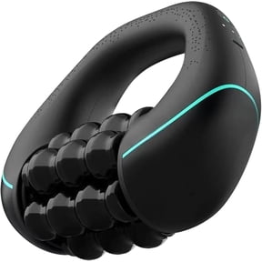 Electric Handheld Rolling Massager, 270min-Percussive Massager Targeting Knots with Pain Relieve Deep Tissue, 3-Speed Spin Vibrating Roller Massage for Back, Shoulders, Legs, Neck,Arms