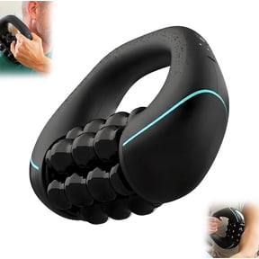 Electric Handheld Rolling Percussive Massager - Cellulite Massage Tool Roller, Deeply Relieve Muscle Soreness, Improve Blood Circulation, 3-Speed Spin for Back, Shoulders, Legs