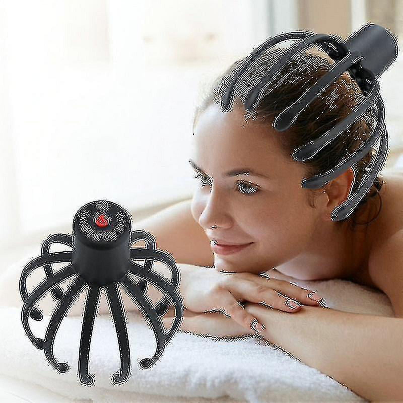 Electric Head Massage Smart Octopus Claw Scalp Massager Therapeutic Scratcher Stress Relief