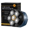 thumbnail image 1 of MAX-T Head Shaver for Bald Men, Magnetic 6D Floating Electric Razor for Men, IPX6 Waterproof Wet/Dry Electric Shaver, Rechargeable Bikini Shaver Grooming Kit, Gift for Men, 1 of 8