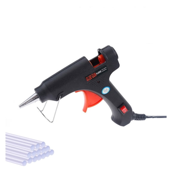 Electric Heat Gun 20W With 7mm Glue Sticks For Household DIY Industrial Heat Temperature Glue Sticks Guns Electric Repair Tool For Home DIY, Christmas Gifts, Crafts ,Effortless Crafting