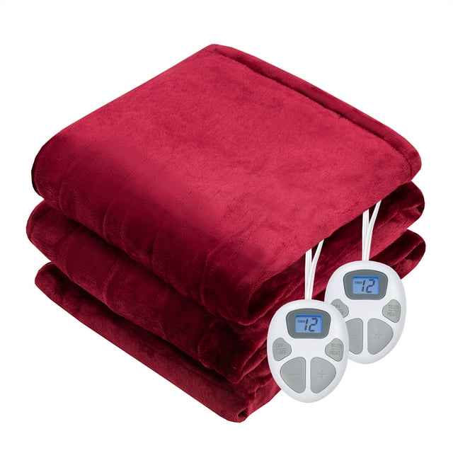 Electric Heated Blanket, 84" x 90" Queen Size Heated Throw Blanket with