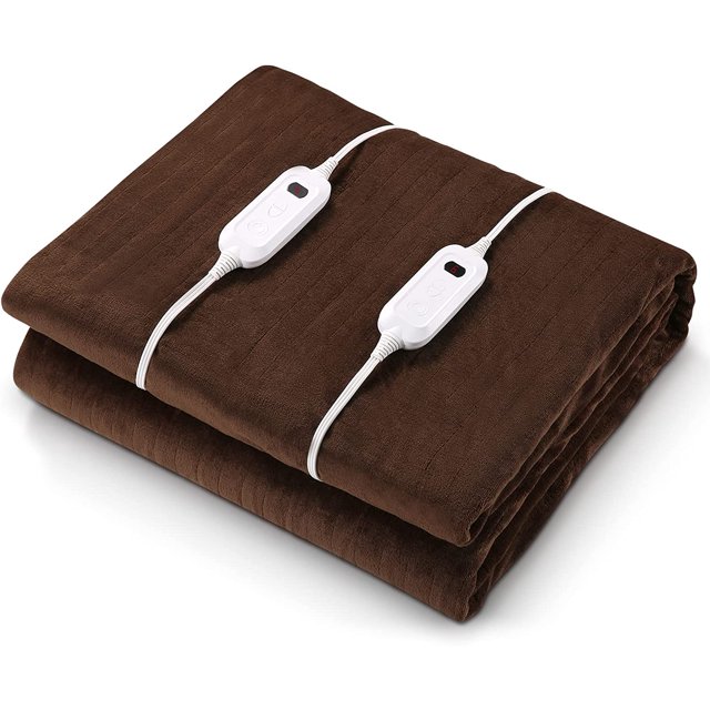 Electric Heated Blanket, 84" x 90" Queen Size Heated Throw Blanket with