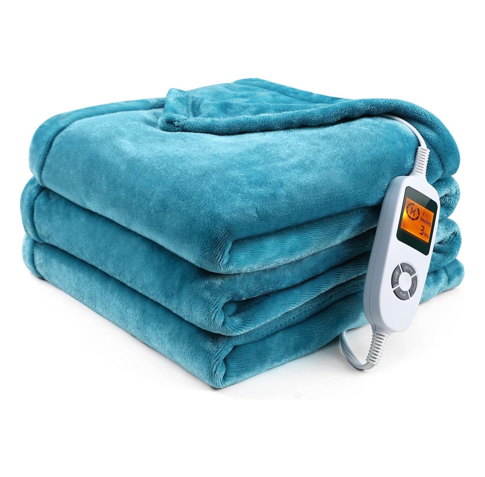 Electric Heated Blanket Full Size Heated Throw Blanket 72" x 84" Soft