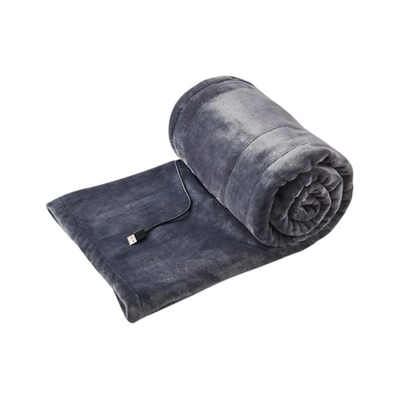 Electric Heated Blanket, Polyester Flannel 110V/220V Warm-up Blanket, 3 Temperature Adjustable, Fast Heating, Safety Overheat Protection, Soft Comfortable for Home, Office, Sofa, Lap, Travel