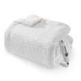 thumbnail image 1 of Electric Heated Blanket, Throw 50"x60" Size with ETL Certified, 4 Heating Settings, 4h Timer & Dual Control, 4 Hours Auto Off, Soft Flannel, 1 of 8