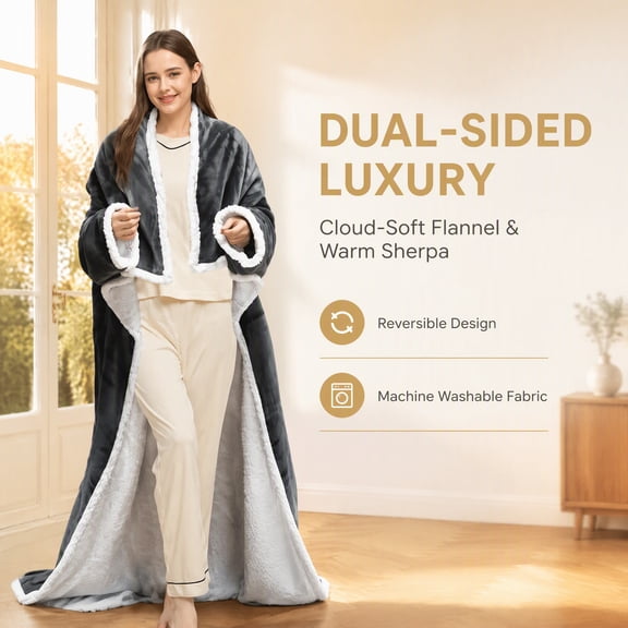Electric Heated Blanket, Winter Warming Throw with US Plug, for Cold Weather Lounging, Reading and Relaxing at Home, Warming Accessory for Bedroom, Living Room and Everyday Winter Comfort
