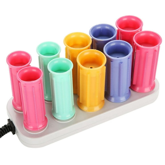 Electric Heated Curler, Instant Heat Up Curling Wand Rechargeable Professional Roll Hair Tube, Styling Tool for Home Women