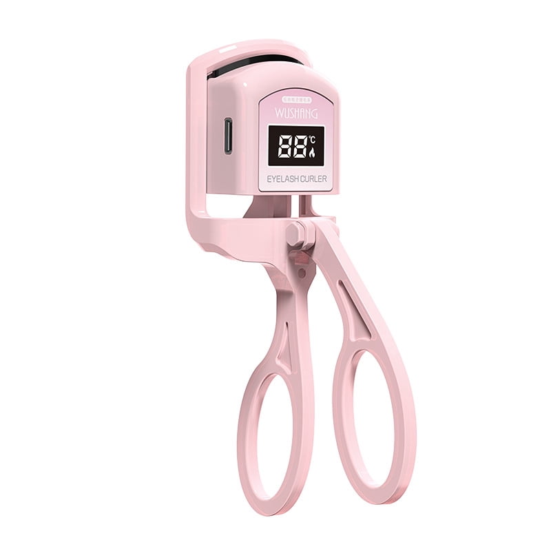 Electric Heated Eyelash Curler - Curling and Heating in One for Long-Lasting Curl - Digital Display for Temperature Control, Won't Damage Eyelashes