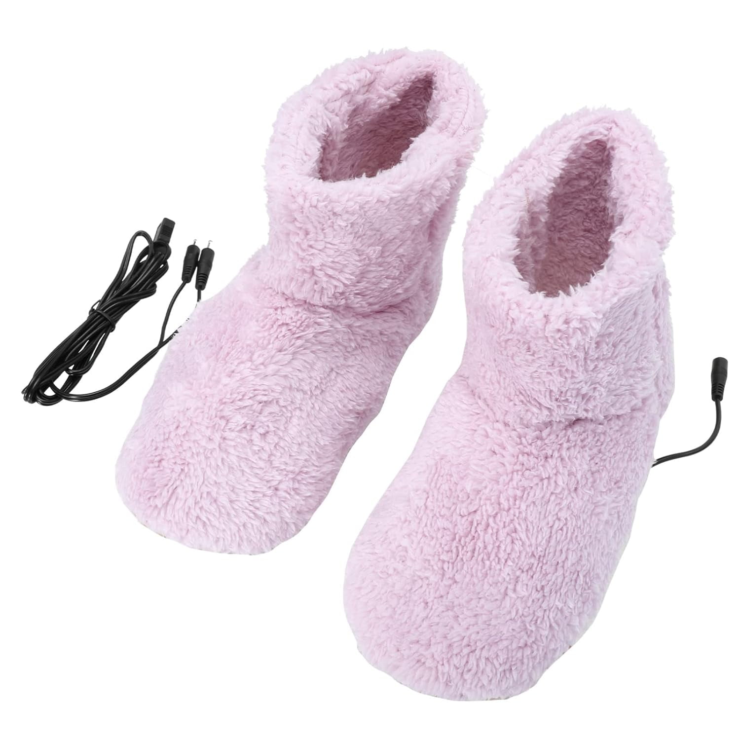 Electric Heated Foot Warmer Boots USB Soft Foot Heating Shoes Fast