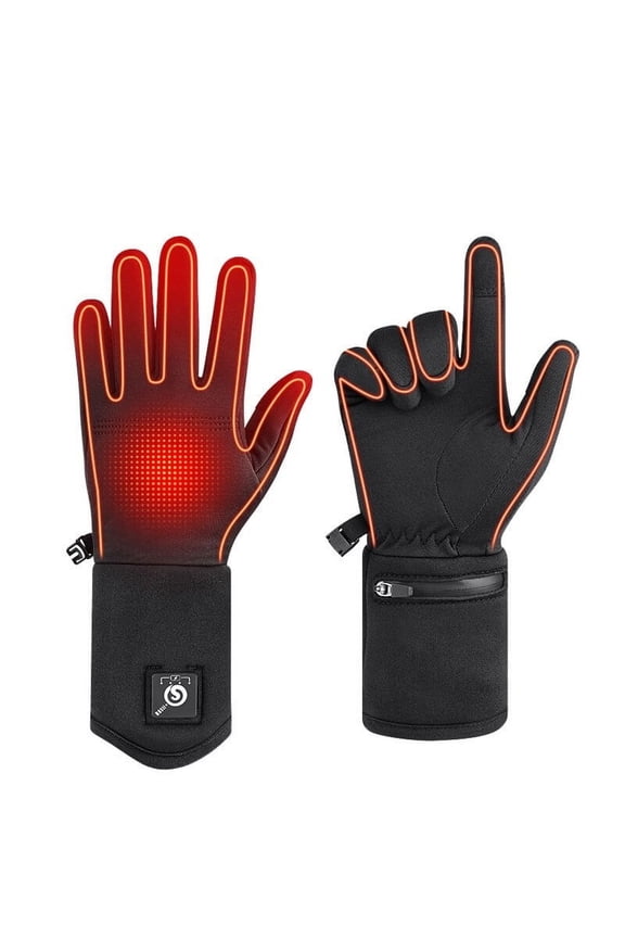 Electric Heated Glove Liners for Men Women Rechargeable Battery Heating Riding Ski Snowboarding