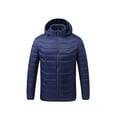 thumbnail image 1 of Electric Heated Hoodie 21 Heating Zones Lightweight Rechargeable Heated Jacket Winter Warmer Coat for Men Women, 1 of 7