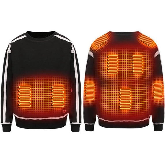 Electric Heated Jacket Clothes Color Matching Top USB Electric Heating