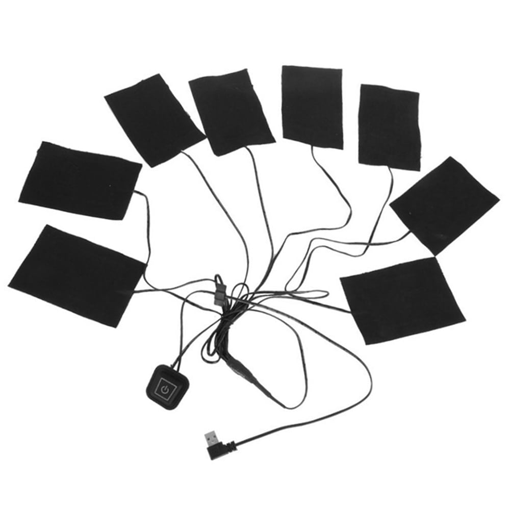 Electric Heated Jacket Heating Pad Vest Heating Pad 8 PCS Heating Plate Outdoor Warm Plate