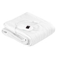 thumbnail image 1 of Electric Heated Mattress Pad Safe Blanket 8 Temperatures &Timer - White Twin, 1 of 4