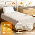 thumbnail image 1 of Blunique Electric Heated Mattress Pad Twin Size, Gold, 1 of 6