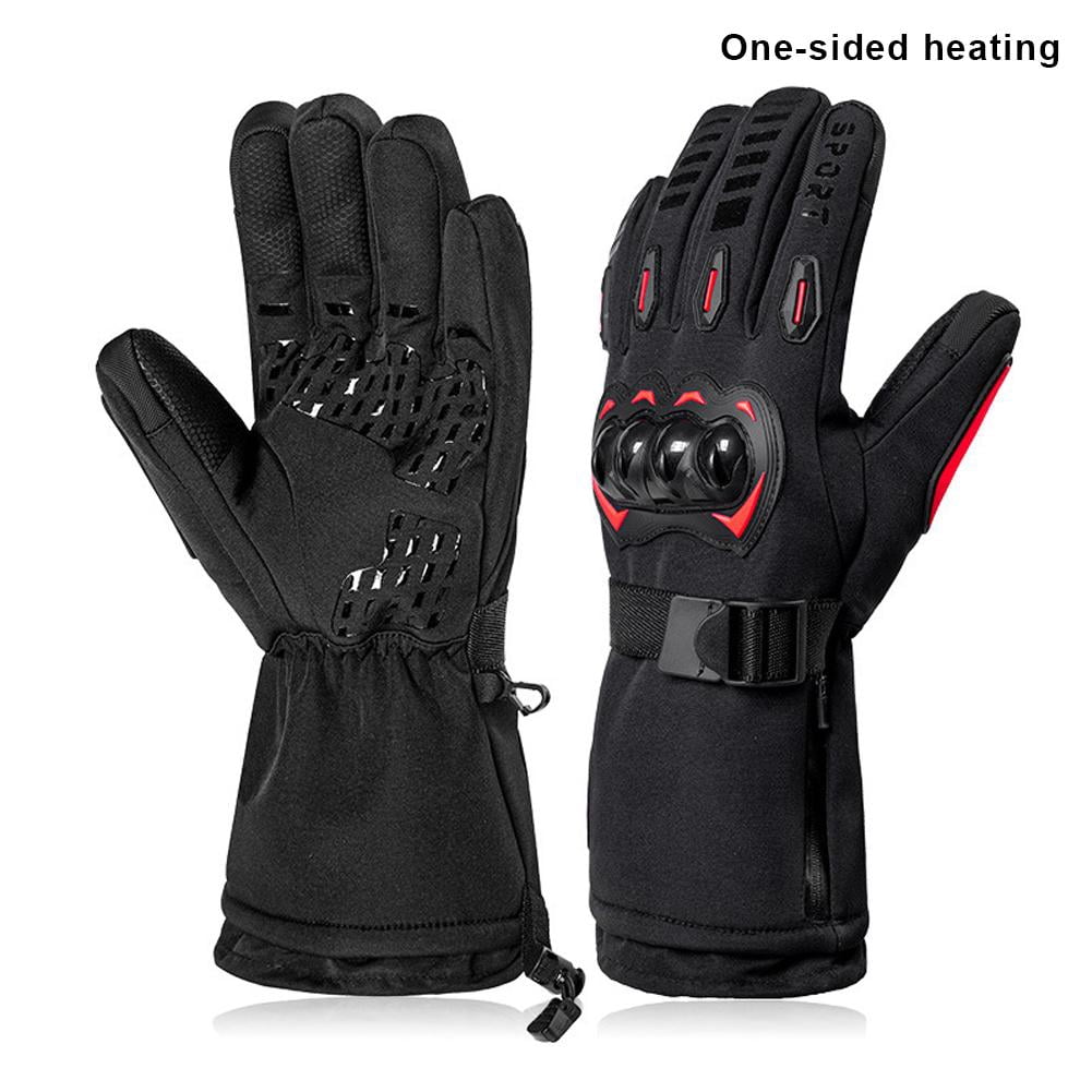 Electric Heated Motorcycle Gloves for Men Women Rechargeable 2x3000mAh ...