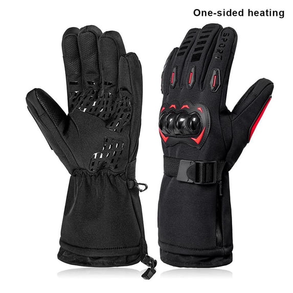 Motocross Men Rider Electric Heated Motorcycle Gloves for Men Women Rechargeable 2x3000mAh ...