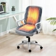thumbnail image 1 of Electric Heated Seat Cushion for Office Chair and Car, 3 Heat Settings Warming Cushion with Lumbar Support, Home Sofa Heating Pad, Winter Seat Warmer, Heated Chair Pad, Cozy Cushion, 1 of 5