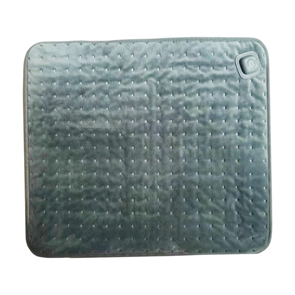 Electric Heated Seat Cushion, Plug-In Warm Fleece, for Winter Office Chair Car Seat Home Seating ( Gray )