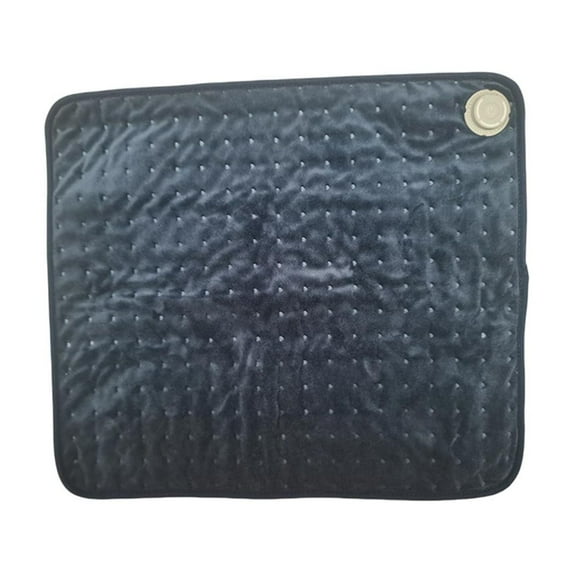 Electric Heated Seat Cushion, Plug-In Warm Fleece, for Winter Office Chair Car Seat Home Seating ( Navy )