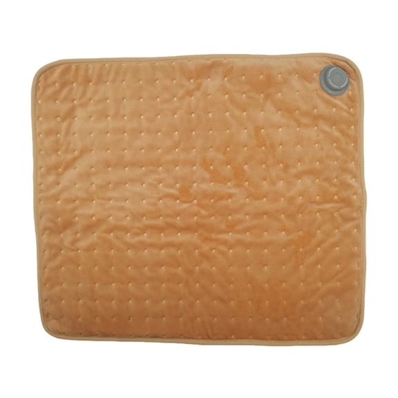 Electric Heated Seat Cushion, Plug-In Warm Fleece, for Winter Office Chair Car Seat Home Seating ( Orange )