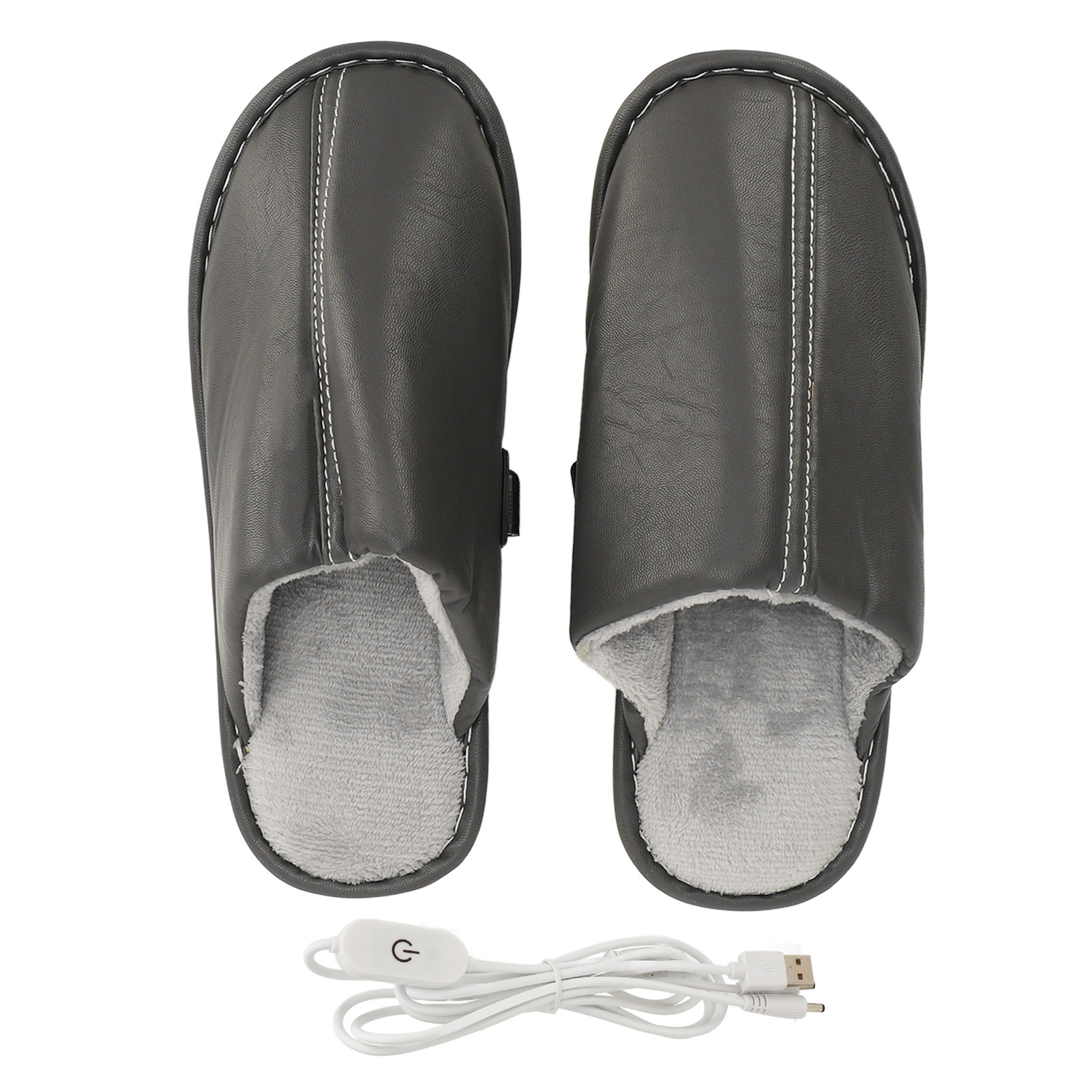 Electric Heated Slippers USB Men's Electric Heating Slippers 3 Gears