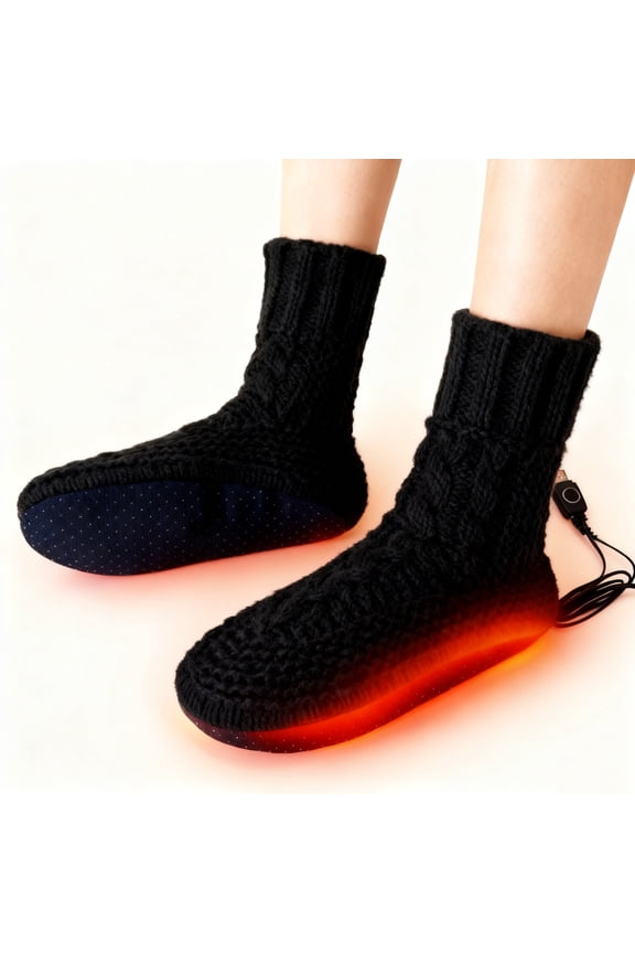 Electric Heated Socks Heated Thermal Socks for Men & Women Rechargeable Foot Warmers for Skiing Motorcycle Riding Hunting and Outdoor Adventures Black
