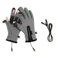 thumbnail image 1 of Electric Heated Thick Gloves for Men and Women, Waterproof Touchscreen Outdoor Sport Warmer Winter Heated Hand Gloves for Skiing Snowboarding Sledding Cycling Hiking Working, 1 of 5